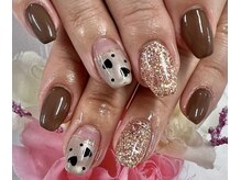 ディーネイル 四条烏丸(D-nail)/（堀川）バレンタインネイル