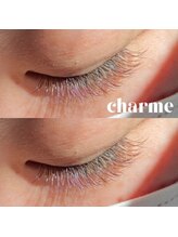 アイラッシュサロン シャルム 練馬(Charme)/ブラウン × パープル