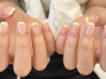 アイ ネイルズ 天神店(I nails)/キラキラフレンチ