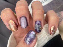 ネイル アトリエ コモード(nail atelier Comodo)/ニュアンスネイル [モネpurple]