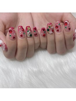 持ち込みアートクリスマスネイル
