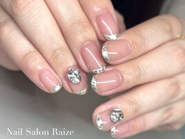 ガラスフレンチ/ホロネイル