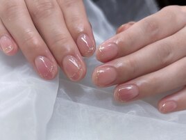 桃ネイル