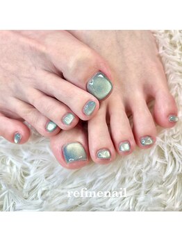リファインネイル(refinenail)/ブルーマグフットネイル/大森