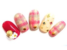 クリスタルネイル ボンベルタ橘店(CRYSTAL NAIL)/チップ×ふんわりブランケット