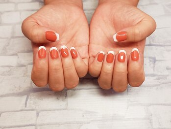 オルタンシア(Ortensia)/秋のフレンチネイル