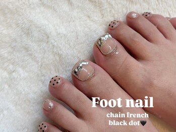 エマネイル プラスキハクヤ 肥後橋店(EmaNail+KIHAKUYA)/フットデザイン