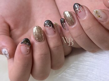 ネイルズ ウィスブランカ(Nails wisBlanca)/持ち込み*成人式ネイル