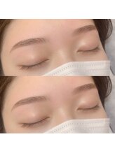 ◆アイブロウ◆人気デザイン１＿やわらかいカーブを描いた形が特徴のアーチ眉で品のある印象に