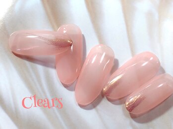ビューティーネイルサロン クリアーズ(Clears)/シンプルミラーネイル♪