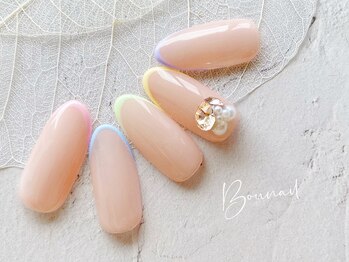 ネイルアンドアイラッシュ ボネール 銀座店(lash Bounail)/スキニーフレンチ