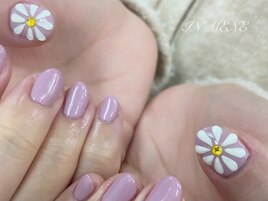 両手2本アート¥5500