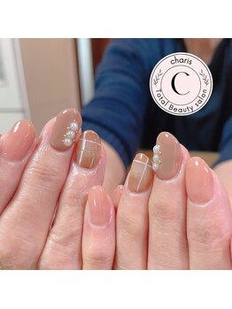 カリス(charis)/チェックネイル