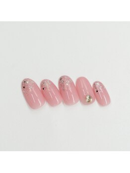 セブンティーン(Seventeen)/【シンプル】ラメグラ×ビジュー