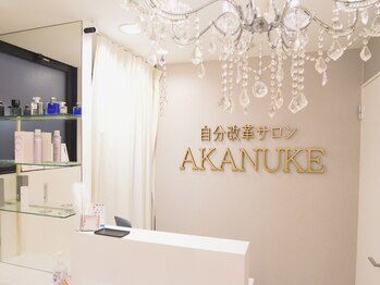 アカヌケ(AKANUKE)/白を基調とした高級感ある受付