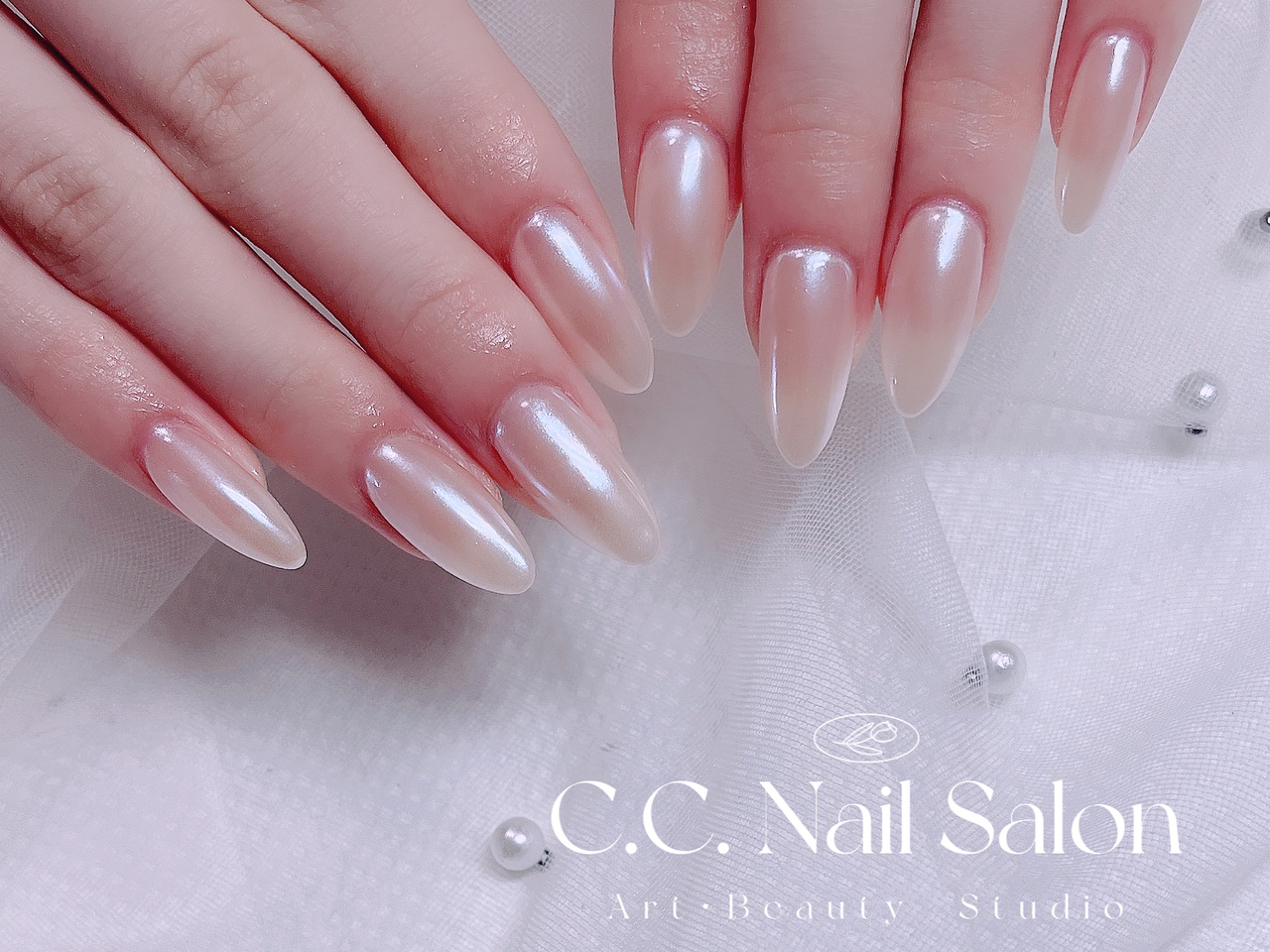 シーシーネイルサロン 池袋(C.C.Nail salon)/オーロラ&ワンカラー.