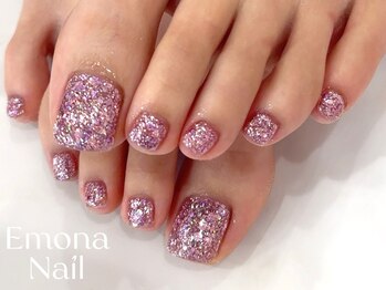 エモナネイル 博多駅前(Emona Nail)/ワンカラーキラキラ韓国ラメ