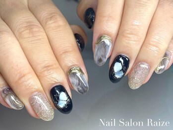 ライズ 本町店(Raize)/ニュアンスネイル/シェル/ミラー