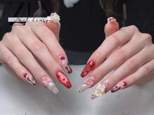 ゼン ネイル デザイン 池袋(ZEN NAIL DESIGN)/* 長 さだしやり放題×つけ放題