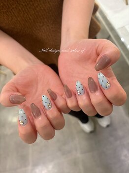 エフネイル(ef nail)の写真/【ご新規様◆パラジェル/バイオジェル変更無料】付け替えオフ無料◎ネイルが初めての方にもオススメ♪