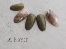 ラ フルール(La Fleur)/マーブル　カーキ