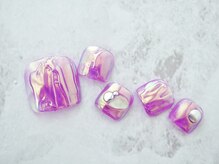 ラルネイル 大宮(Lull. nail)/＊オーロラ＊FOOT＊