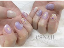 エスネイル 新宿西口店(es NAIL)/紫陽花カラー