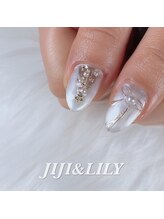 ジジ アンド リリー/ホワイトクリスマスネイル