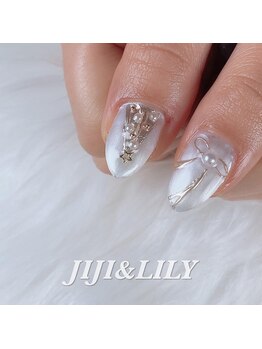 ホワイトクリスマスネイル