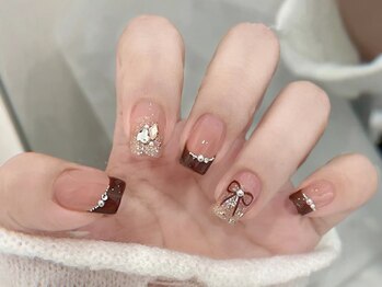 フォルトゥーナ 神田(Fortuna)/持ち込みフレンチリボンネイル
