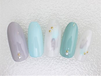 ネイルサロン あかねいろ/秋冬　ニュアンスアート