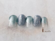 アイネイルズ 横浜EAST店(I-nails)/きらきら塗りかけマグネット