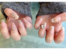 ビューティービースト フォー ネイルアンドアイラッシュ 松浜店(beauty:beast)/キラキラアシンメトリー☆