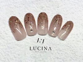 U-1シンプルラメグラデーション