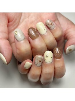 セクションプラス 吉祥寺(SECTION+)/ニュアンス落書きネイル