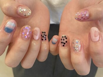 アイネイルズ 天神今泉店(I-nails)/【yuka.t】カラフルホログラム