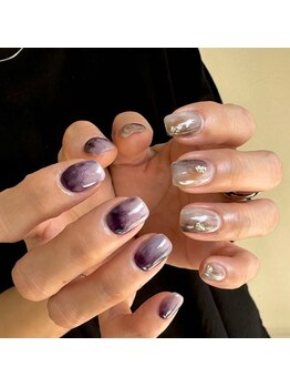 持ち込みアートニュアンスネイル