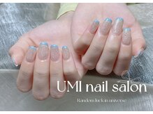 ユミ(Umi)/バイカラーフレンチネイル