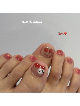 ネイル ウサミミ(Nail UsaMimi)/フットネイルアート