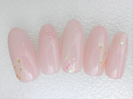 秋冬　お花押し花　桜アート