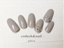 エストラッシュアンドネイル 銀座店(est lash&nail)/指輪ネイル　パラジェル