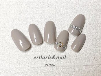 エストラッシュアンドネイル 銀座店(est lash&nail)/指輪ネイル　パラジェル