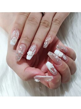 クイーンズビューティーサロン 新宿本店(Queen's beauty salon)/チップ長さだしやり放題