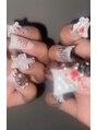 マキア 米沢店(MAQUIA)&nbsp;セルフネイルするのが好きでっパーツ沢山乗せるのが、かわいいっ