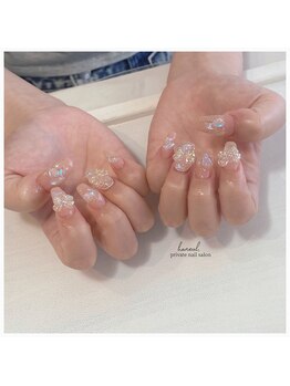 ハヌル(haneul.)/キャンディーネイル/オーロラ