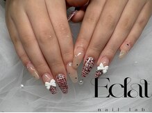 エクラ 大阪梅田(Eclat)/ツイードネイル＊大阪梅田