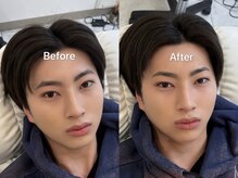 ジレース オモテサンドウ(JILEYES omotesando)/眉毛/眉毛パーマ/メンズ眉毛