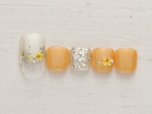 ノーネイル 自由が丘(NO NAIL)/ミモザフレンチ　￥4990