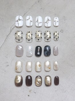 プティットスリール アイラッシュ 豊田店(Petit Sourire Eyelash)の写真/名古屋で絶大な人気を誇るサロン♪【120分アートフリー￥8400(フィルイン込)】お洒落Nailにファン続出中☆
