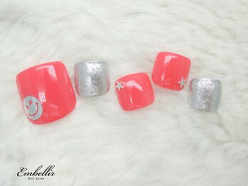 アンベリール 横浜店(Embellir)/(467)ニコちゃんフットネイル